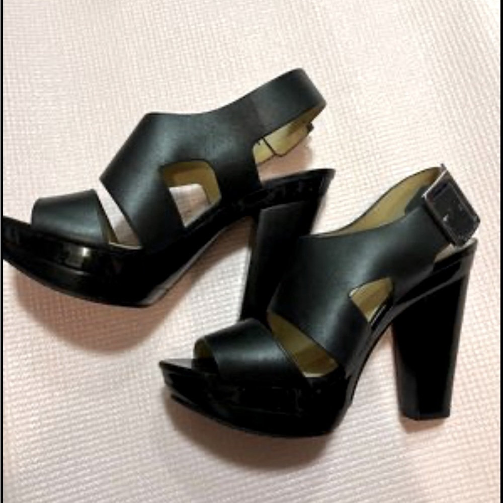 Michael kors chunky heels